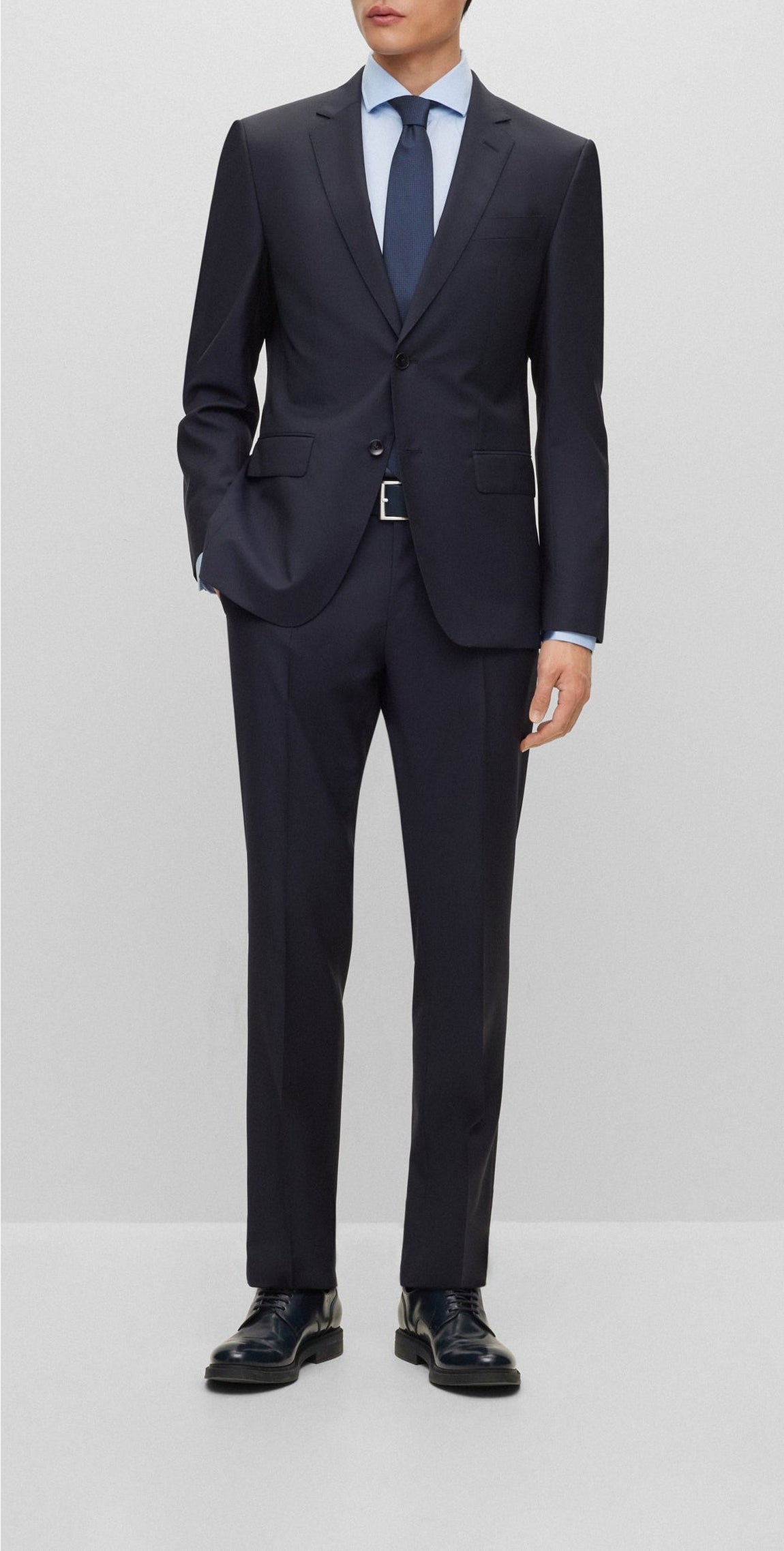 DARK BLUE // BUSINESS SUITS H-HUGE-2PCS-224