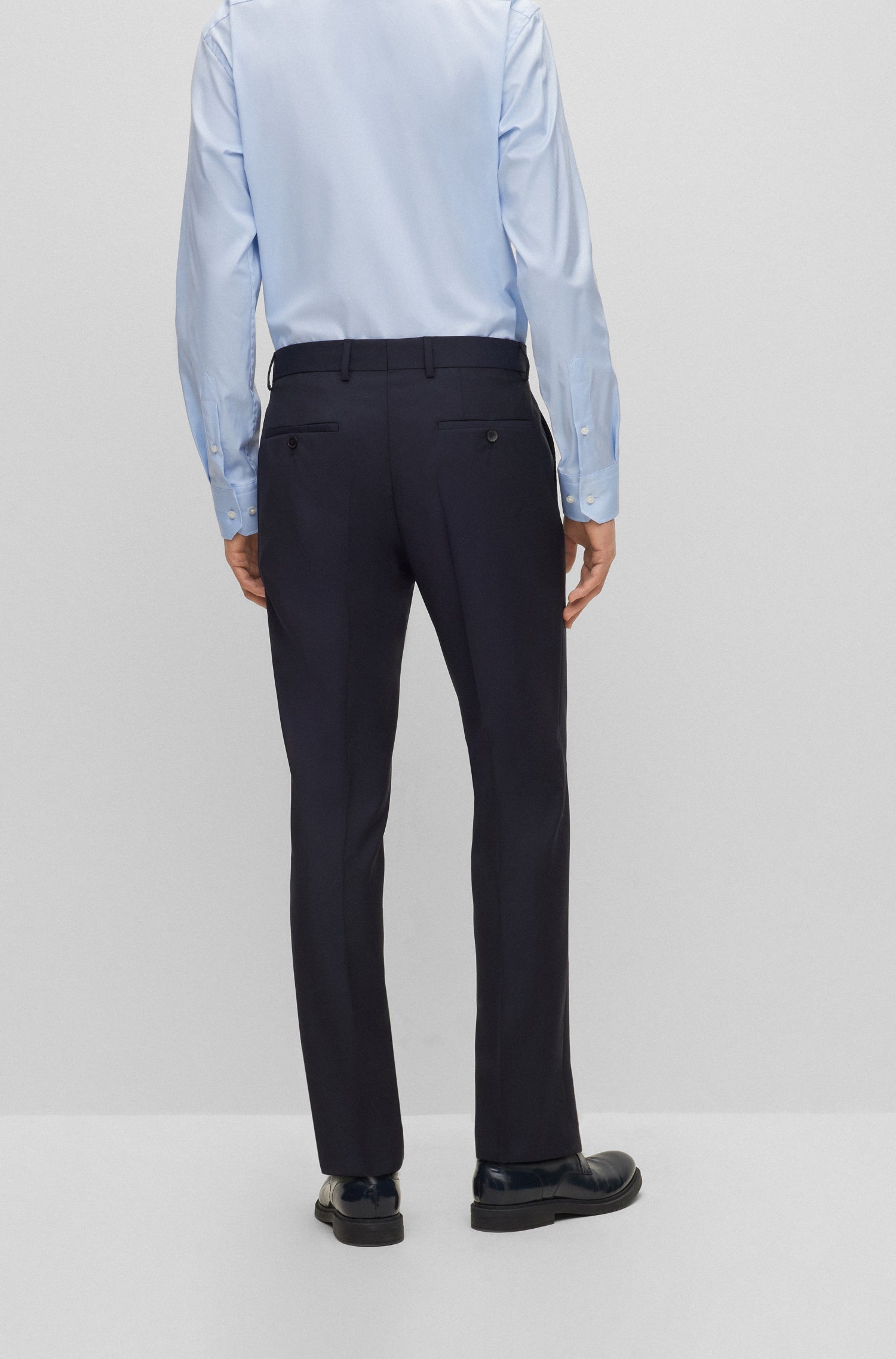 DARK BLUE // BUSINESS SUITS H-HUGE-2PCS-224