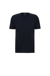 Tribel silk T-shirt - Dark Blue