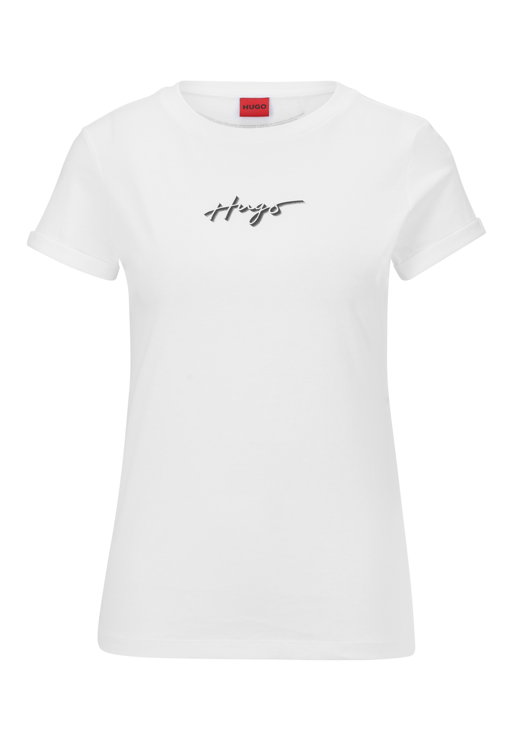 WHITE // T-SHIRTS SLIM TEE_3