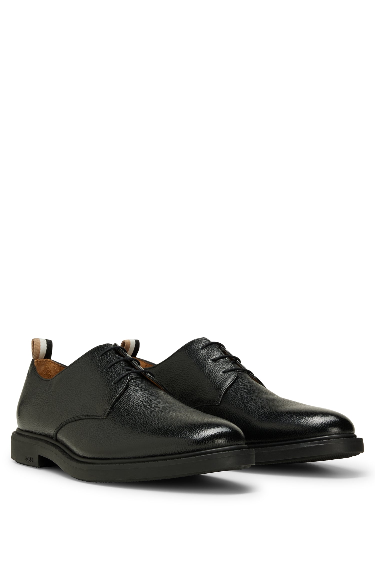 Derbies Larry en cuir - Black