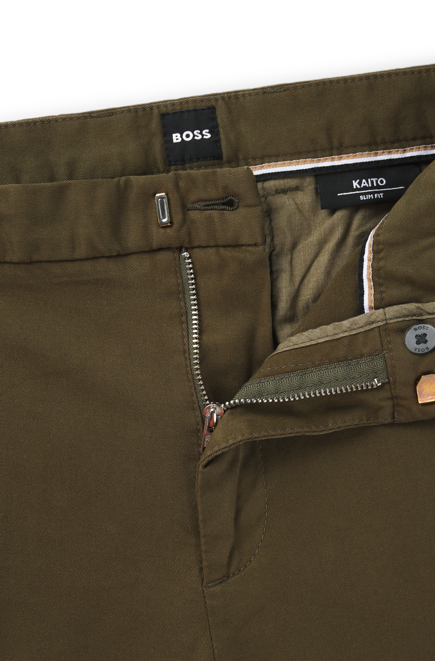 Pantalon chino Kaito - Dark Green