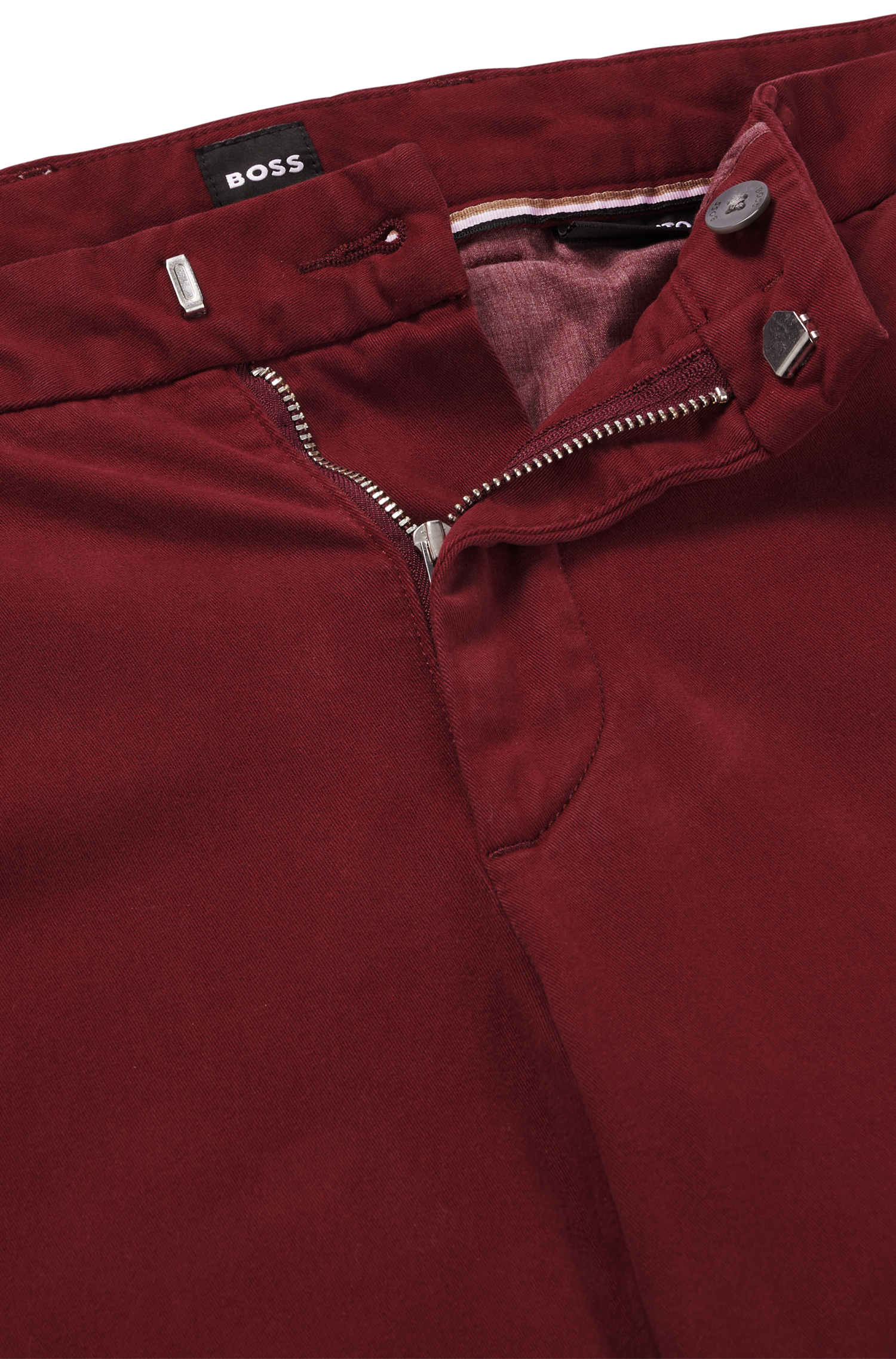 Kaito chino trousers - Dark Red
