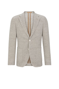 Veste de costume Heston en lin - Open White