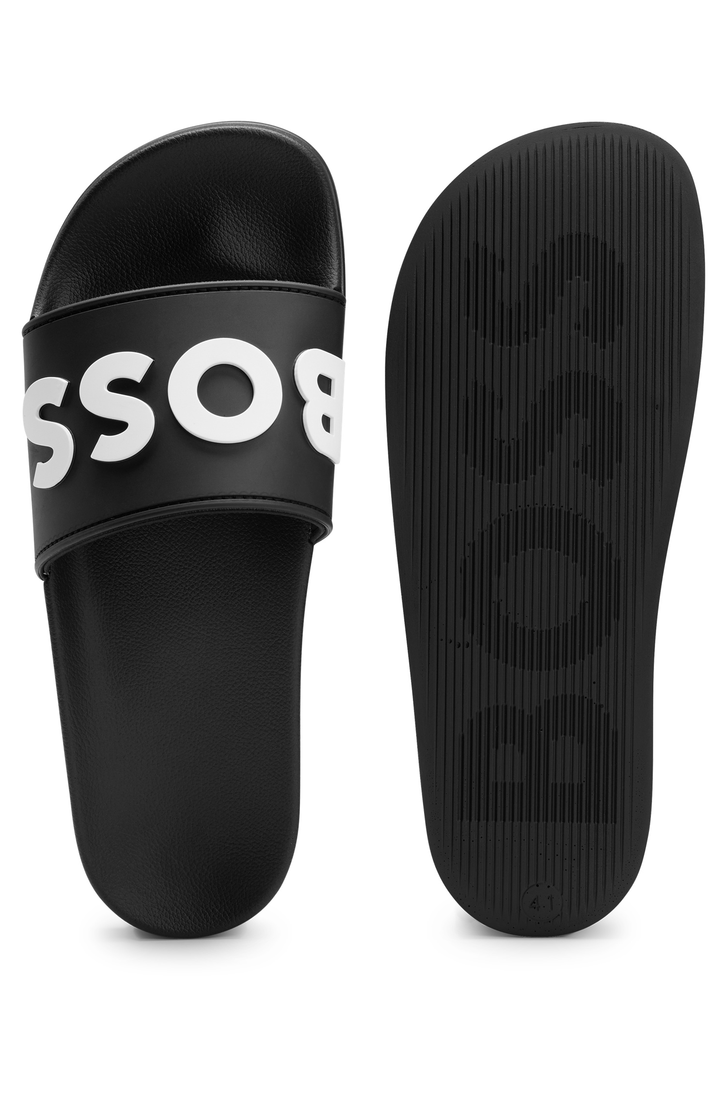 BLACK // SANDALS KIRK_SLID_RBLG