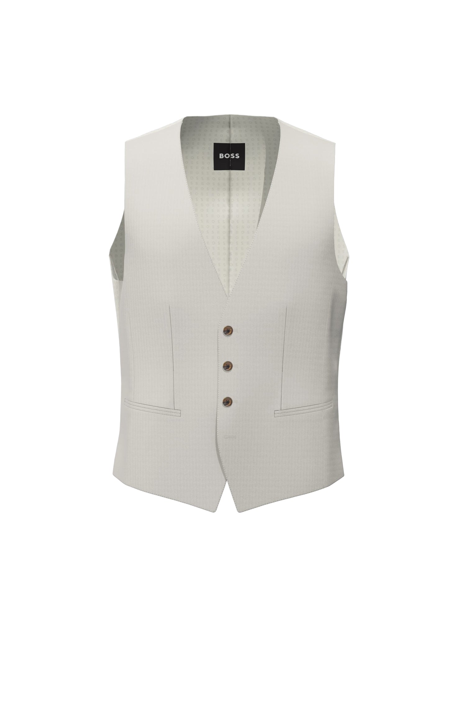 LIGHT BEIGE // WAISTCOATS H-HUGE-VEST-MM-224