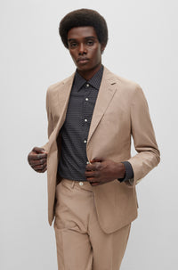 MEDIUM BEIGE // BUSINESS SUITS C-HANRY-2PCS-232