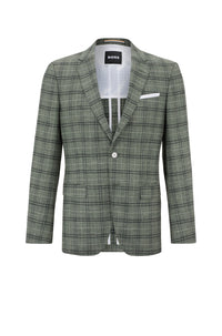 Hutson wool blazer - Open Green