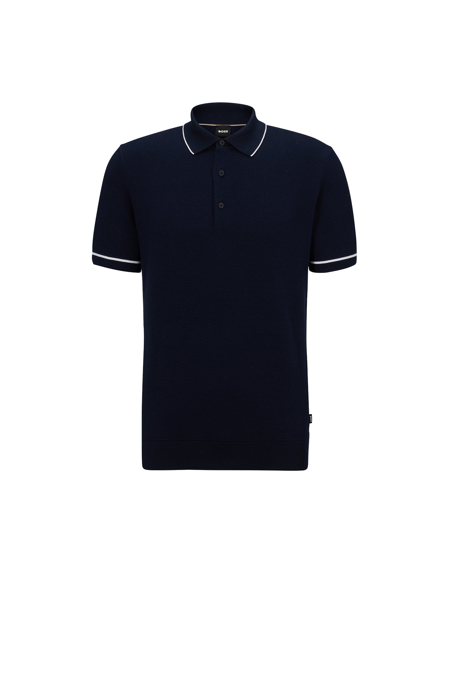 Gorillo polo-neck T-shirt - Dark Blue
