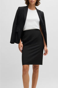 Jupe Vin en laine - Black