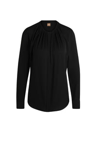 Blouse Banorah en soie - Black