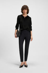 BLACK // TAILORED BLOUSES BANORAH
