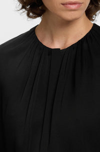 Blouse Banorah en soie - Black