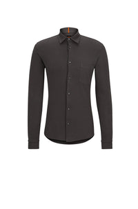 Chemise Mysoft avec poche - Dark Grey