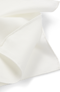 Carré de poche moderne - White