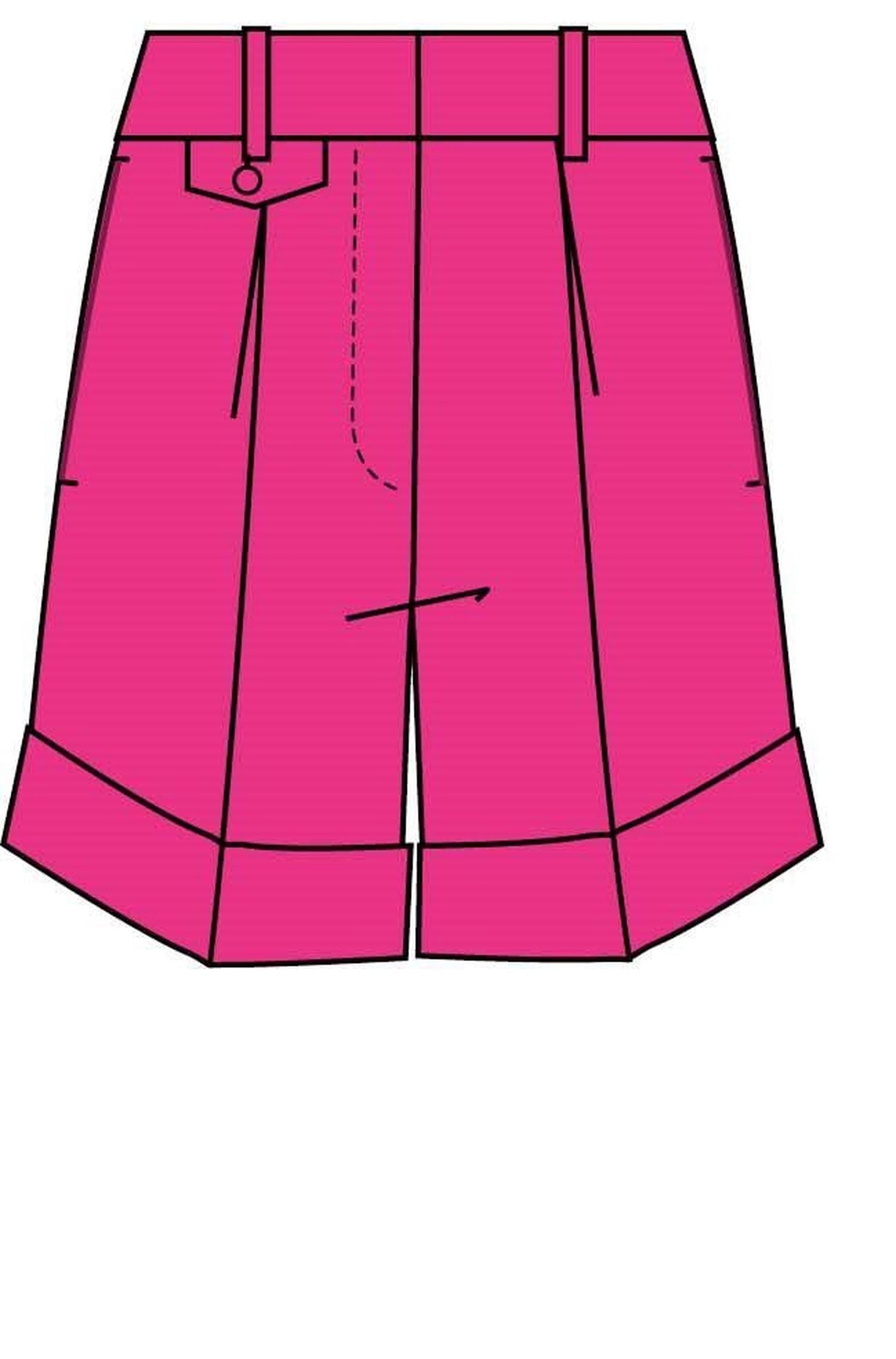 MEDIUM PINK // SHORTS TASANDRIA-D