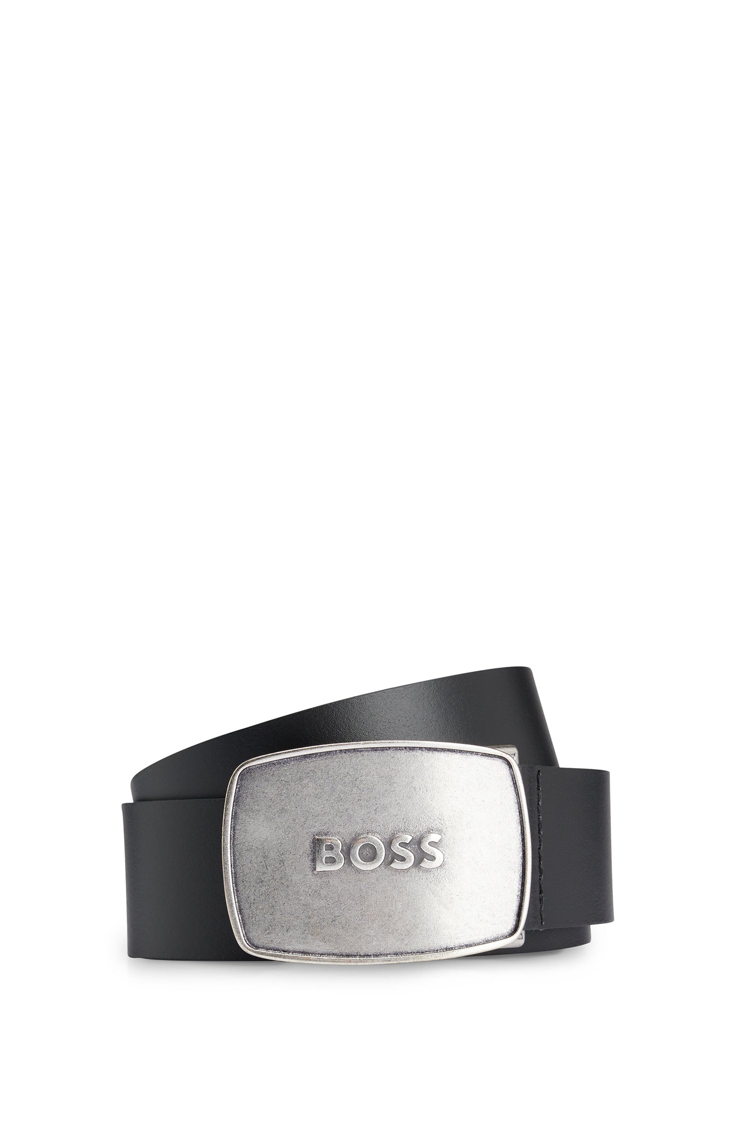 Boss Icon leather belt - Black