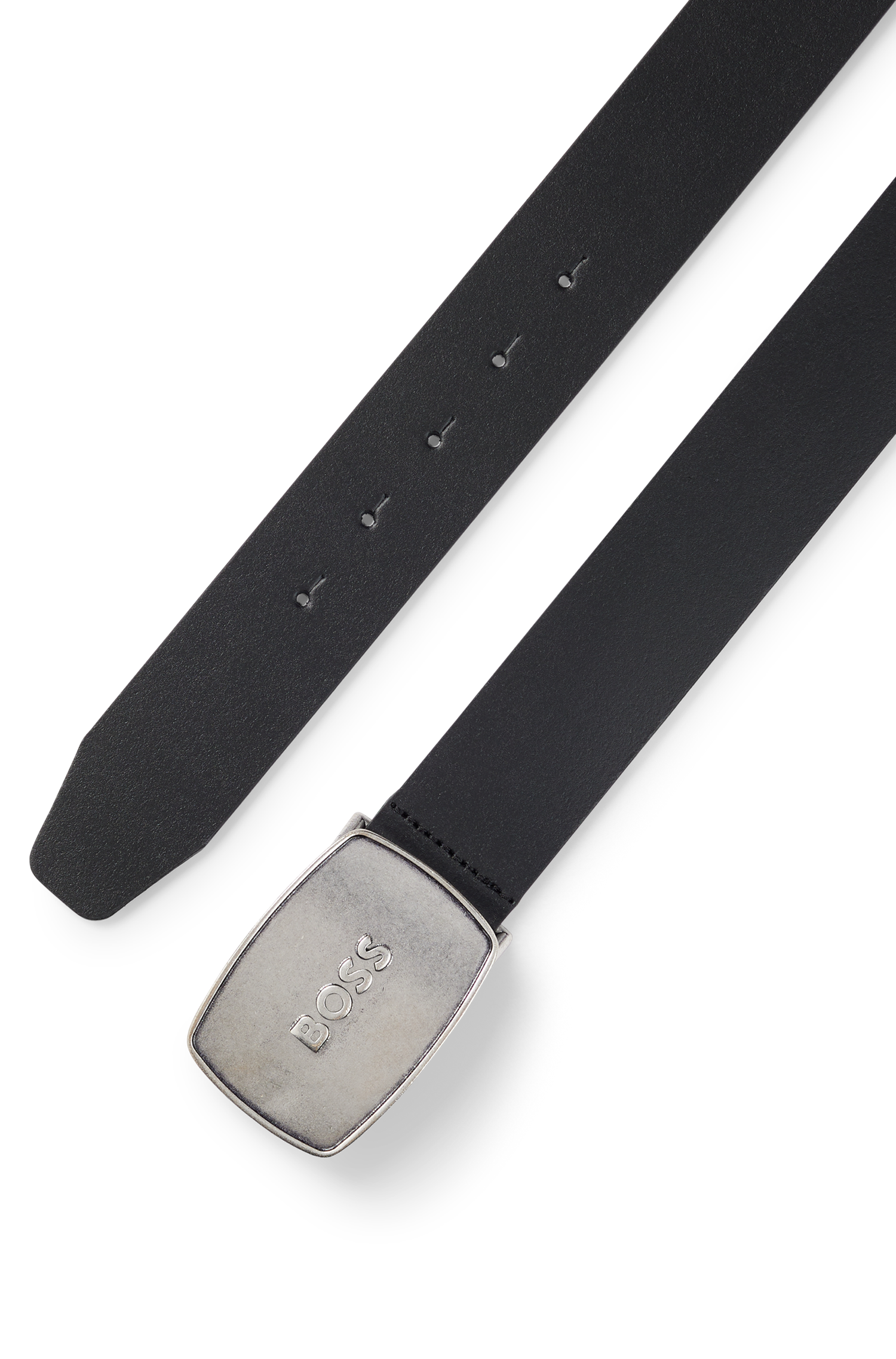 Boss Icon leather belt - Black
