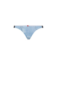 OPEN BLUE // BIKINI BOTTOMS 90`S DENIM BRAZILIAN