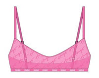 BRIGHT PINK // BRA BRALETTE HUGO LACE