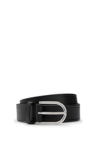 Scarlet leather belt - Black