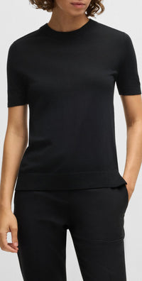 Falyssiasi wool T-shirt - Black