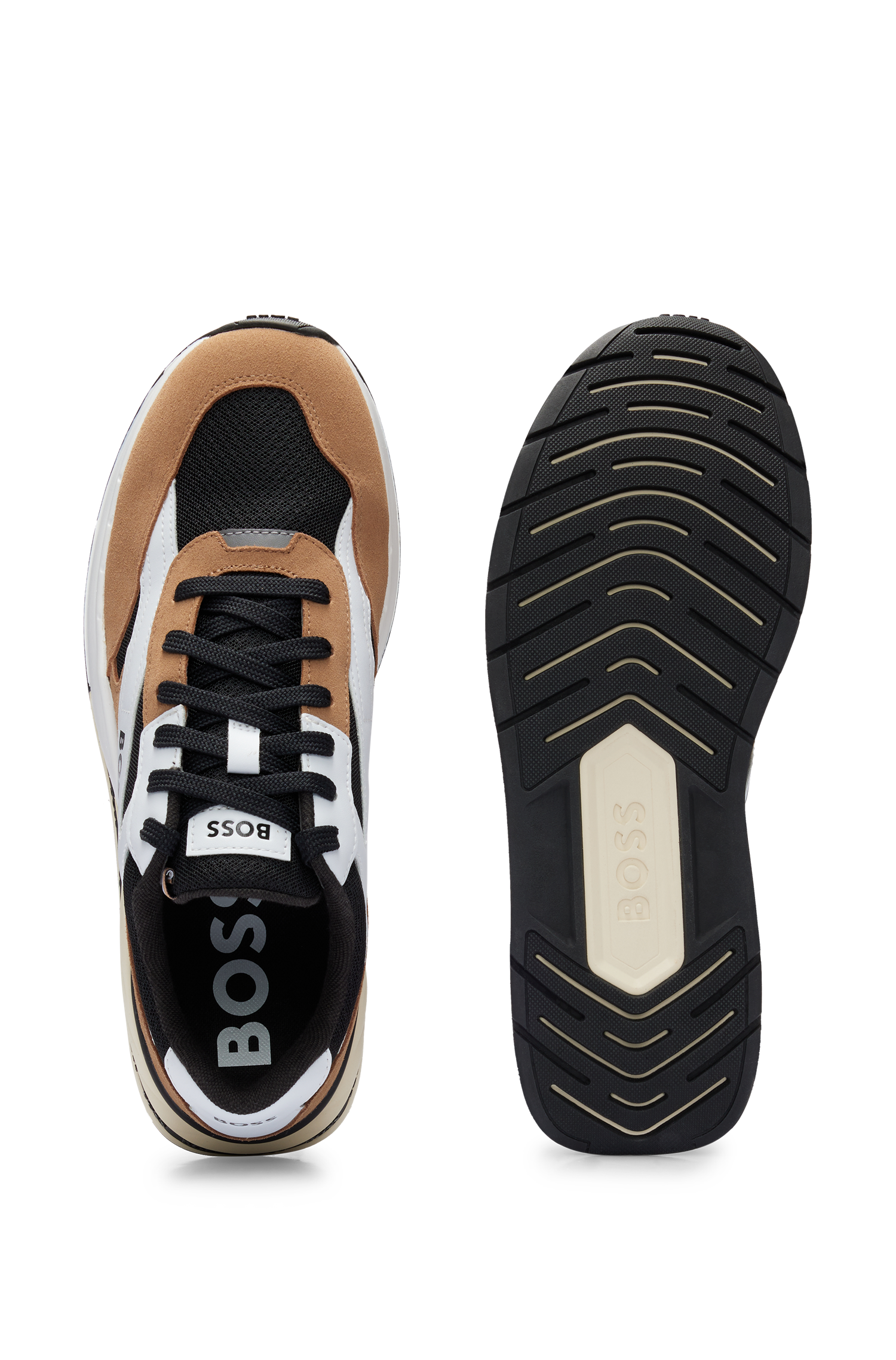 Baskets Kurt en cuir - Open Brown