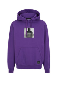 Touchback Boss x Khaby Hooded Top - Dark Purple