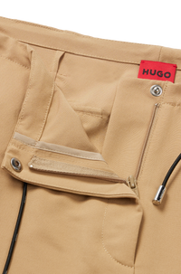 LIGHT BEIGE // CASUAL TROUSERS HALIANE-1