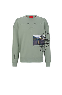 Deral oversize Sweatshirt - Light & Pastel Green