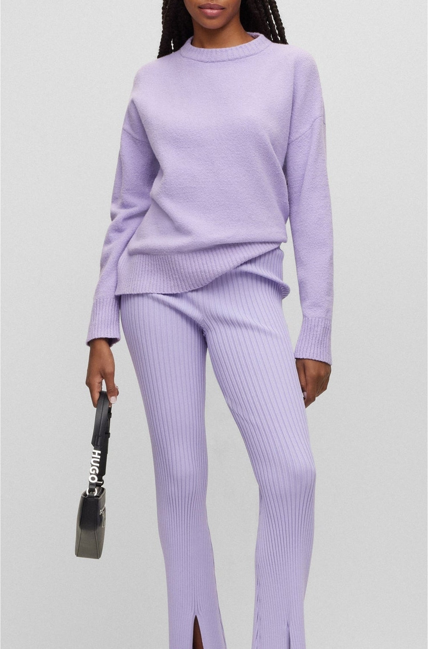 Smegini oversized jumper - Light & Pastel Purple