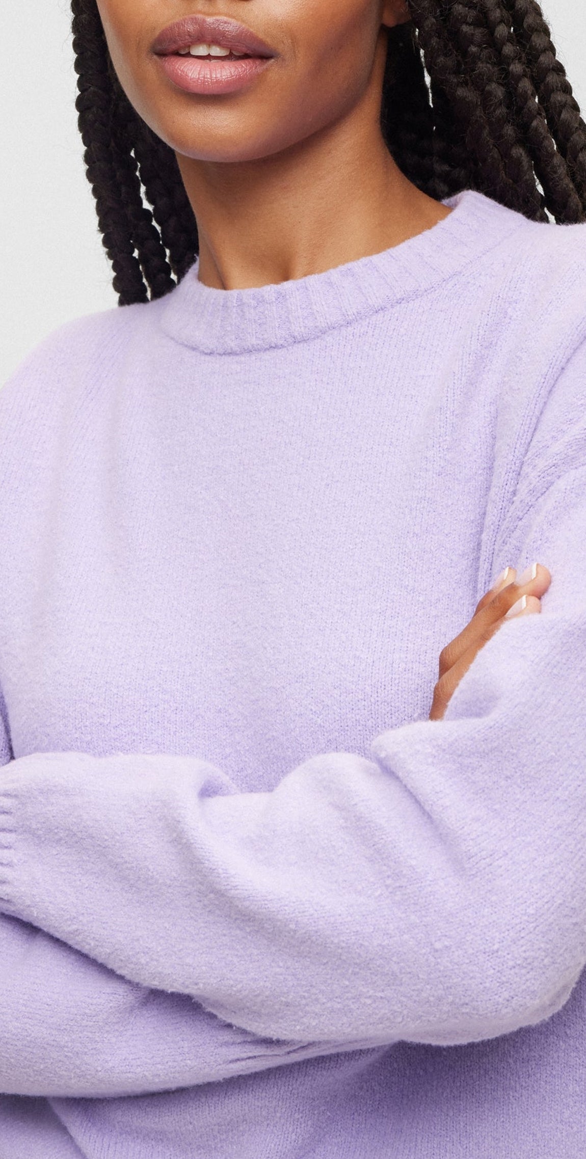 Smegini oversize jumper - Light & Pastel Purple