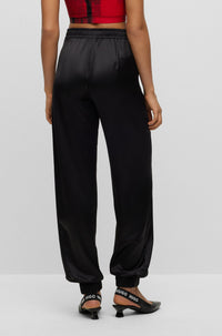 BLACK // CASUAL TROUSERS HAMAGA-1