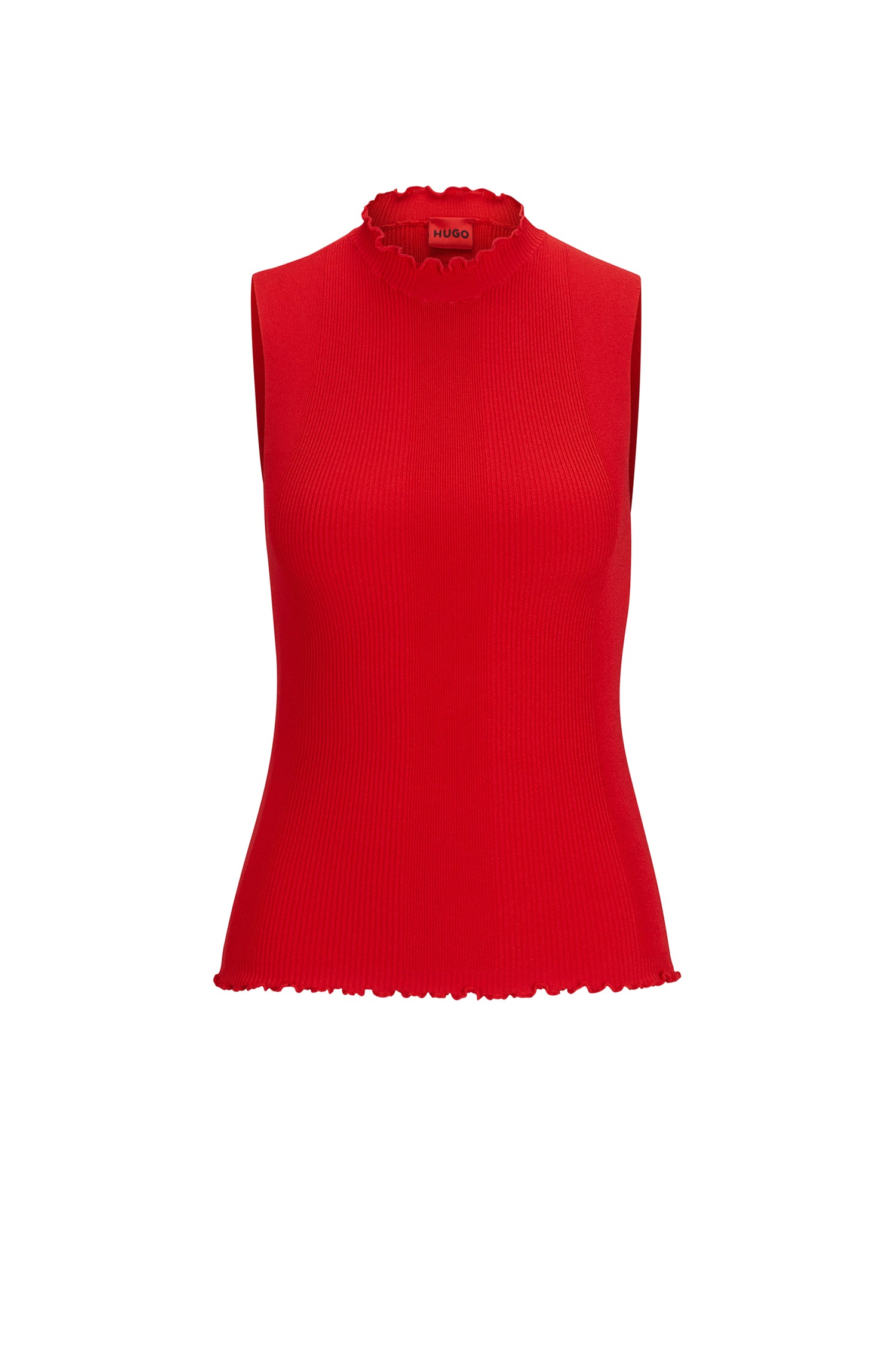 Sleeveless top Swilk - Open Pink