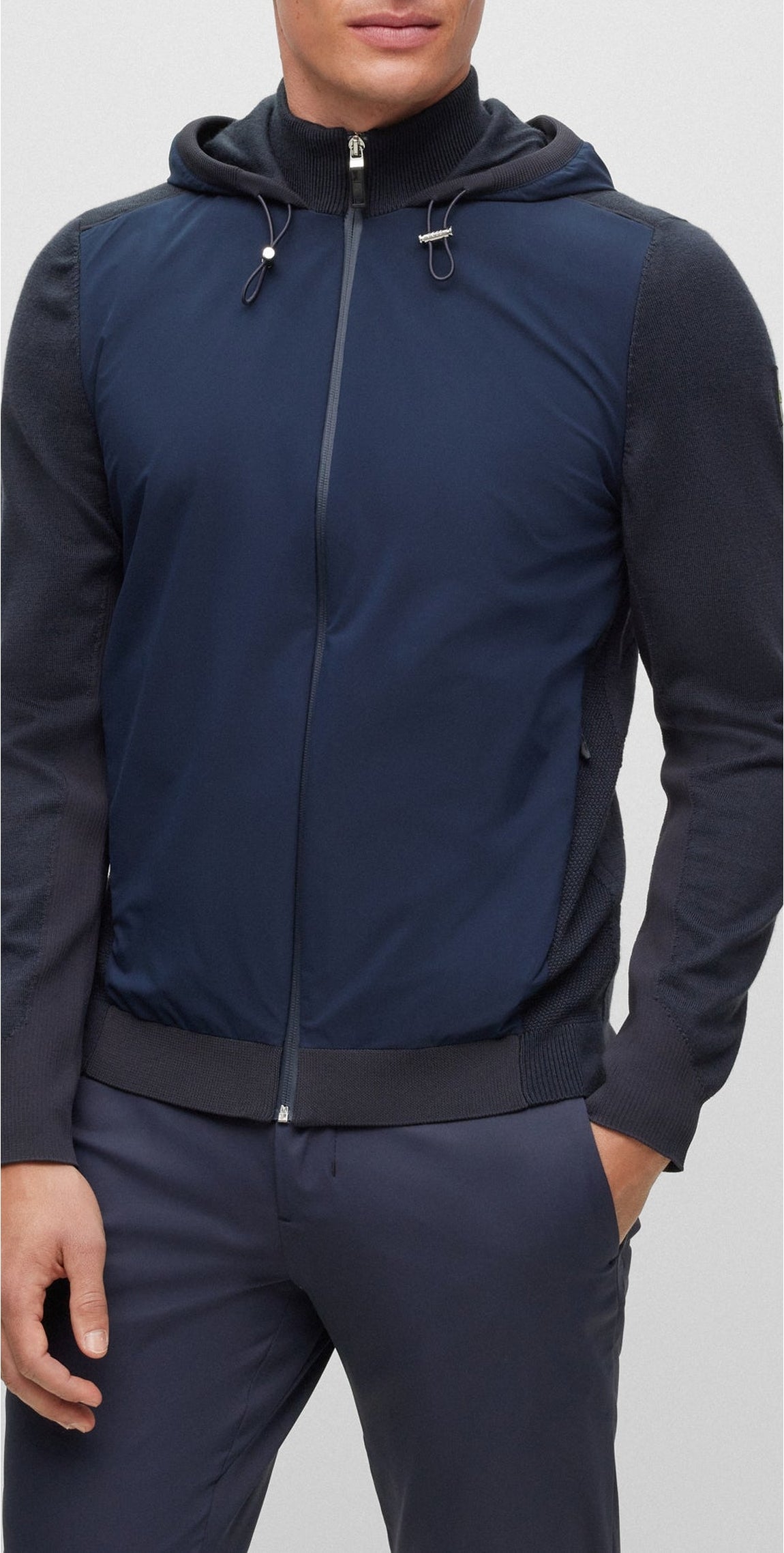 Veste Marseo en laine mélangée - Dark Blue