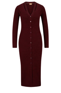OPEN RED // KNITTED DRESSES FACENE