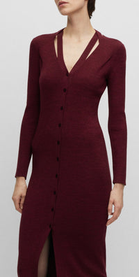 OPEN RED // KNITTED DRESSES FACENE