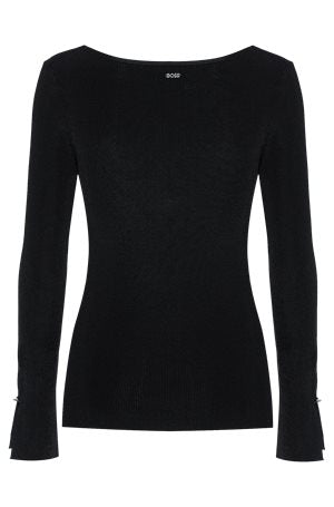 BLACK // SWEATERS FAUCONA