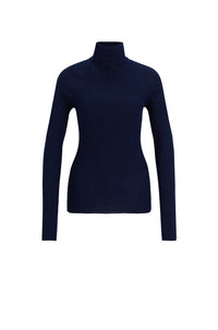 Frosina Roll-Neck Jumper - Dark Blue