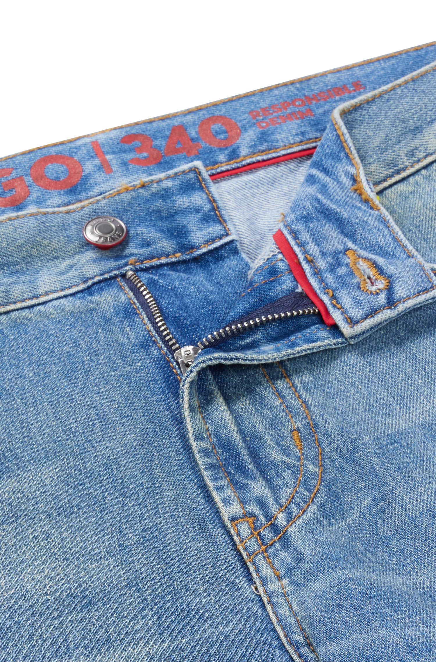 BRIGHT BLUE // JEANS HUGO 340