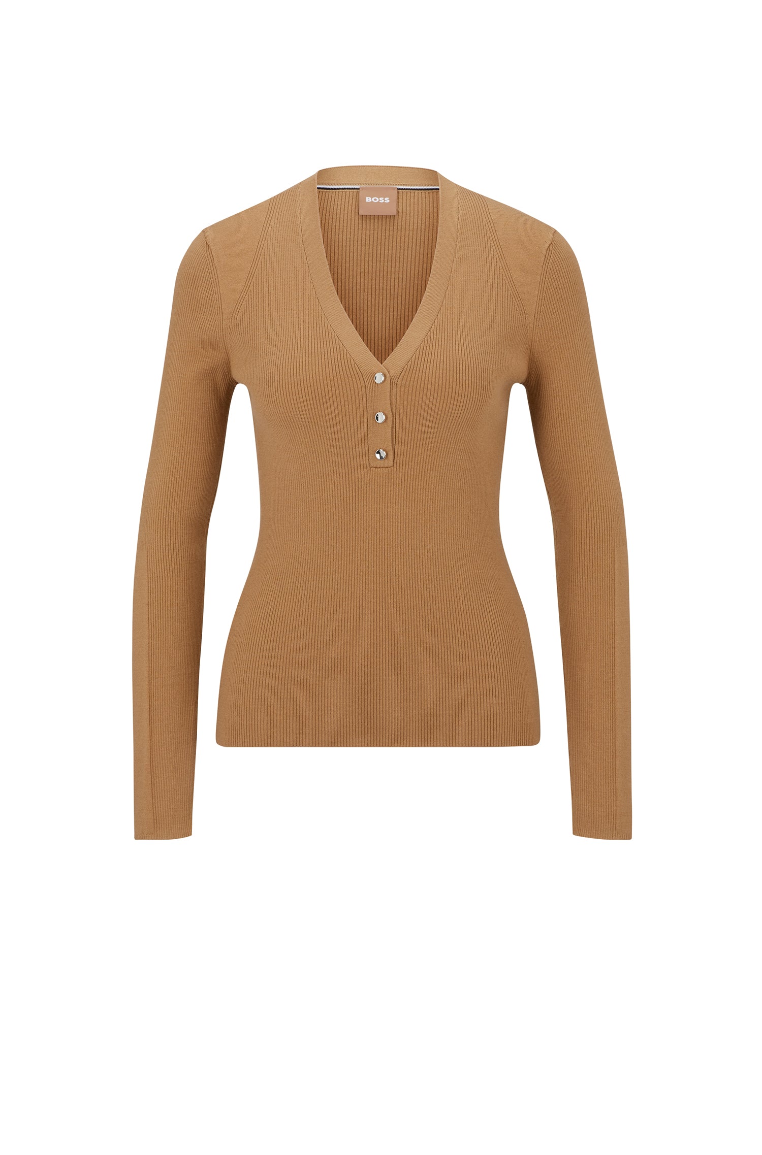 Faramena wool blend jumper - Medium Beige
