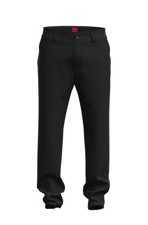 BLACK // CASUAL TROUSERS ZEEBO233D