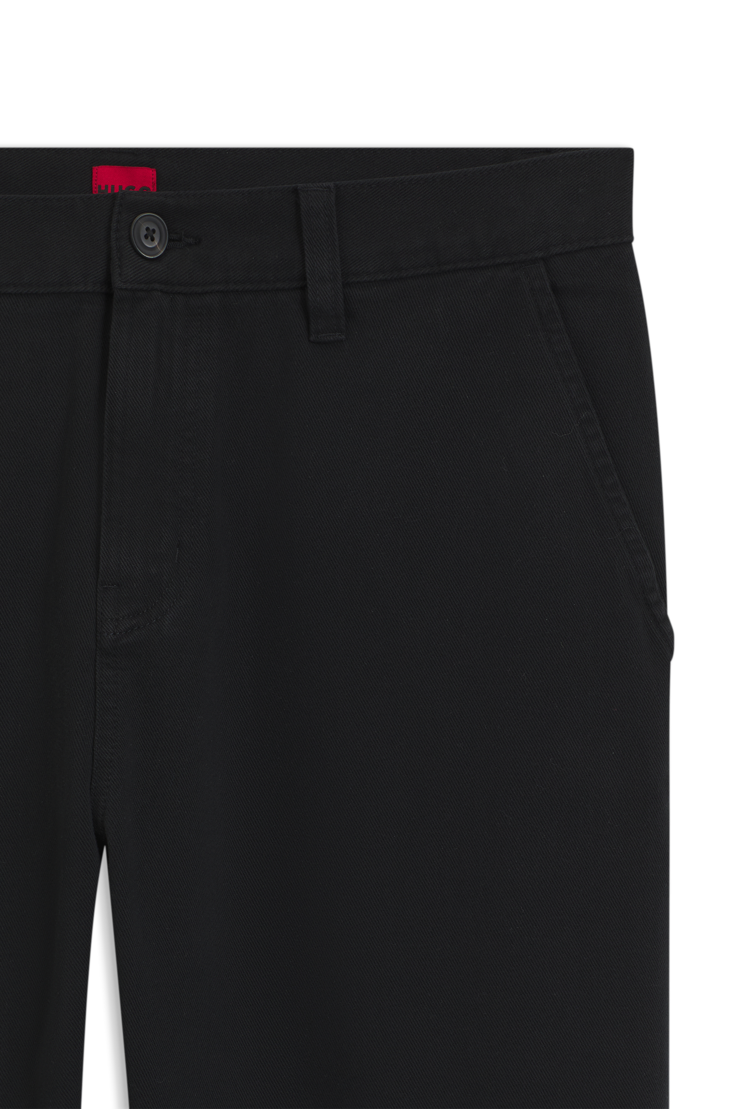 BLACK // CASUAL TROUSERS ZEEBO233D