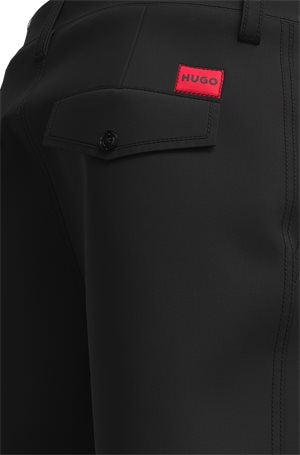 BLACK // CASUAL TROUSERS ZEEBO233D