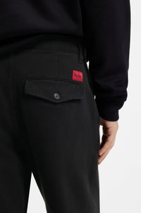 BLACK // CASUAL TROUSERS ZEEBO233D