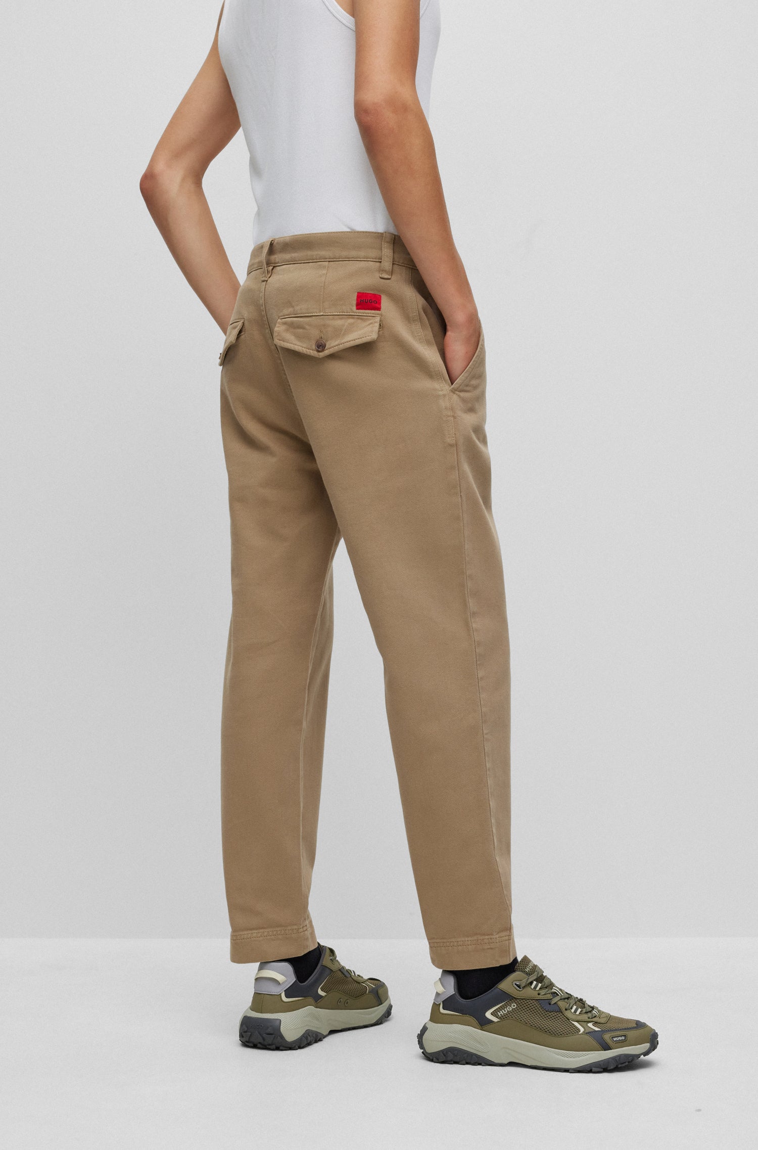 RUST & COPPER // CASUAL TROUSERS ZEEBO233D