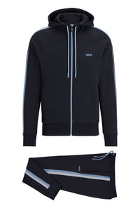 DARK BLUE // JERSEY TRACKSUIT SET