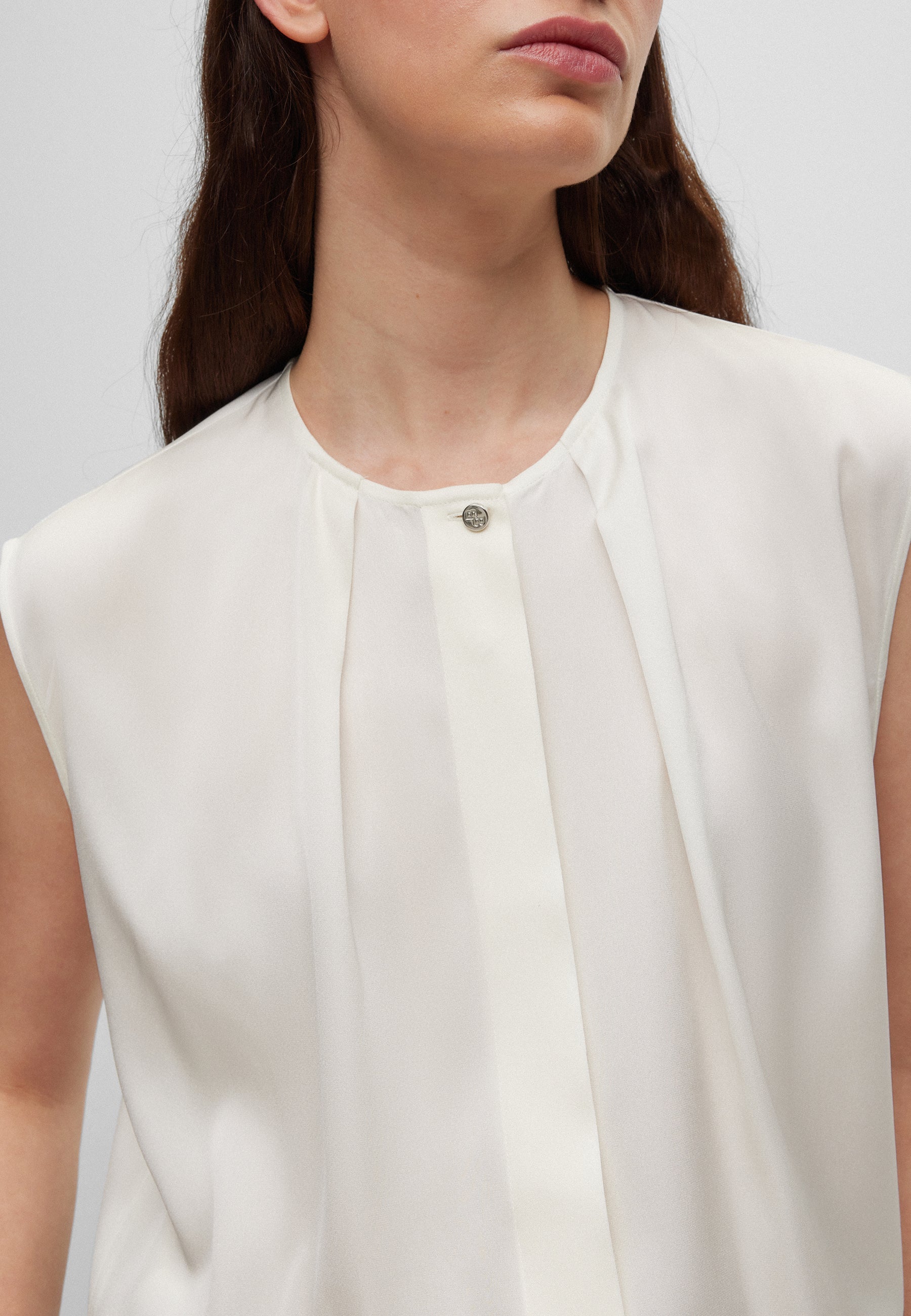 Bielli silk blouse - Bright Orange