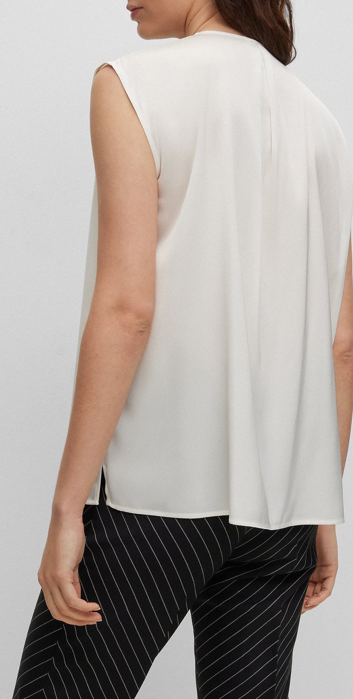 Bielli blouse in silk - Open White