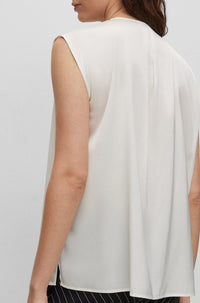 Blouse Bielli en soie - Open White